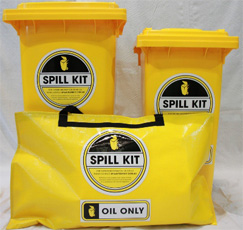 60L, 120L, 240L Oil Only Spill Kit Range